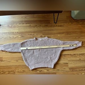 Babaa #18 cotton jumper in light mauve pink